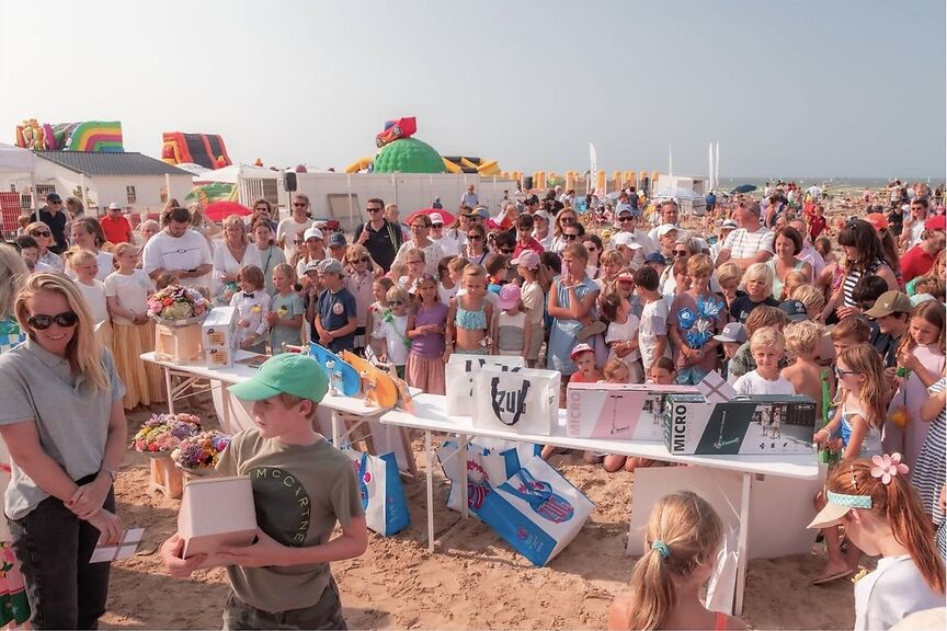 Zoute Beach Flower Festival op het strand van Knokke-Heist