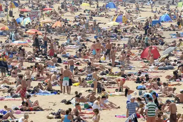 Eerste hittegolf 2025 in België.