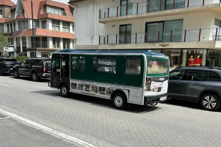 Shopping Shuttle Knokke-Heist in Kustlaan.