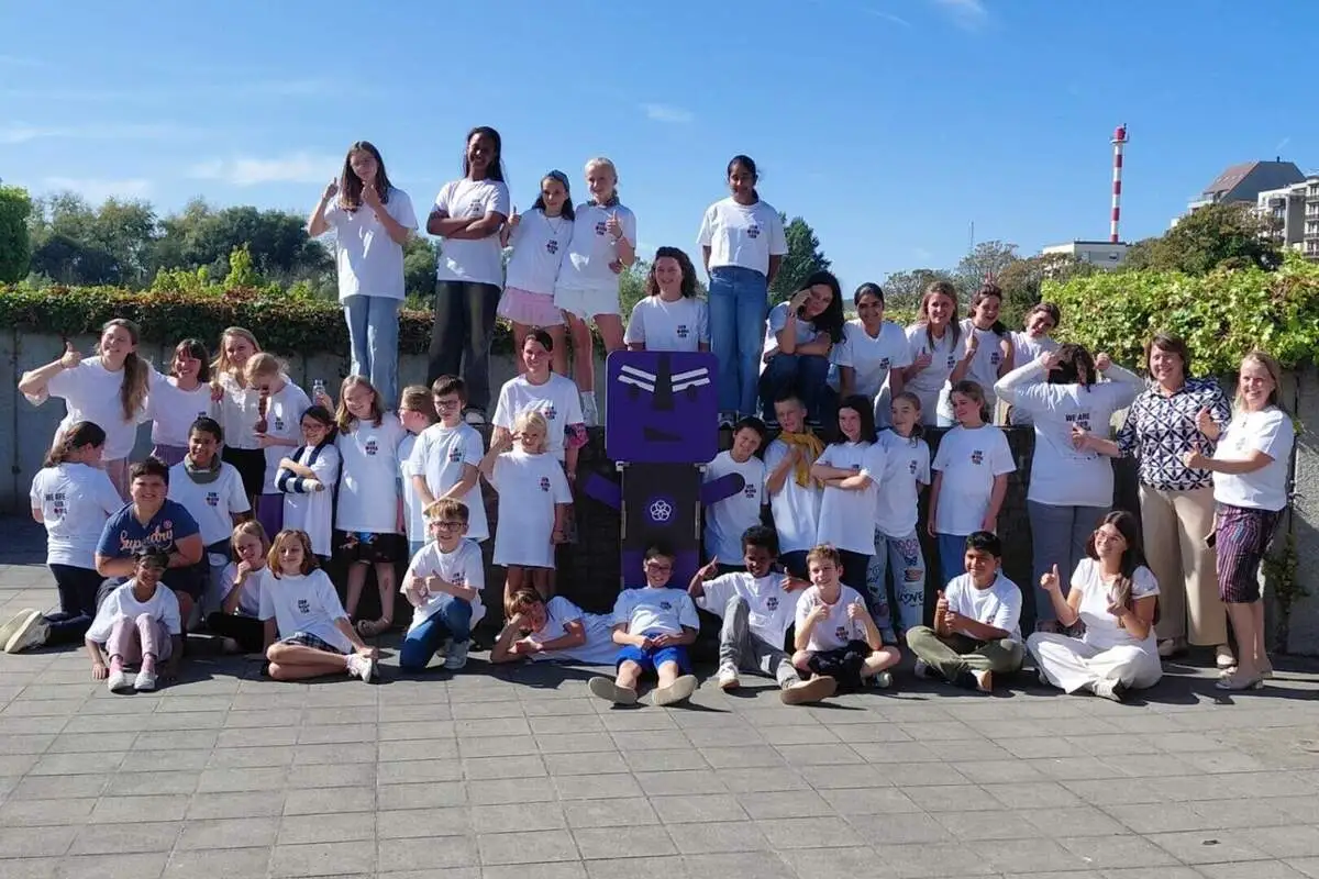 De Heilig Hartschool en BO De Vuurtoren uit Knokke-Heist zijn Alpha Warriors. © IF