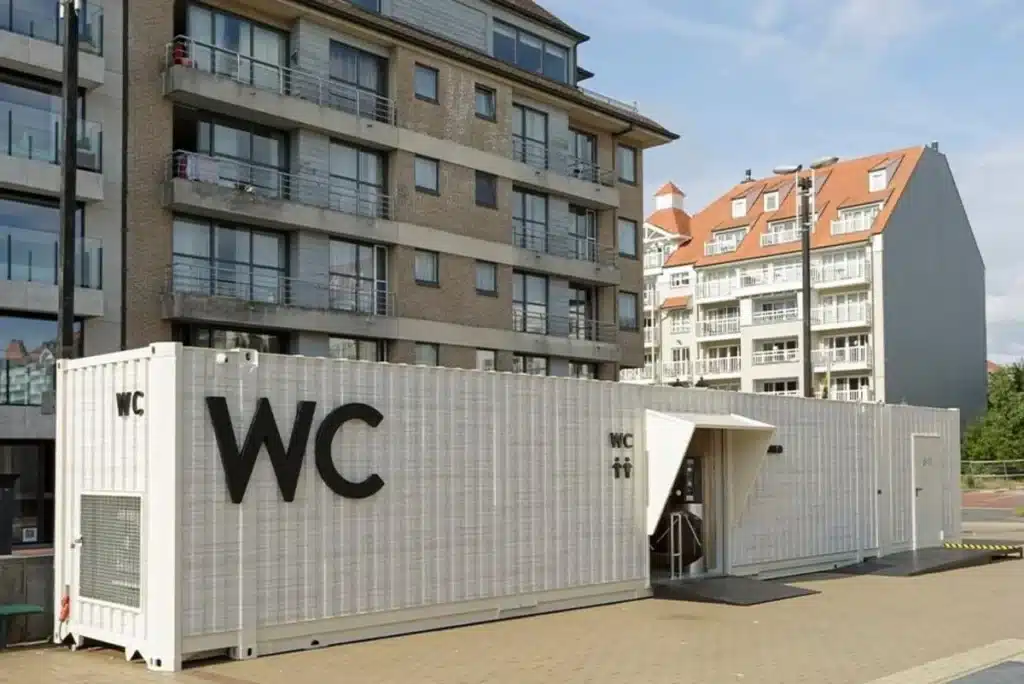 Toiletten op het Alfred Verweeplein.