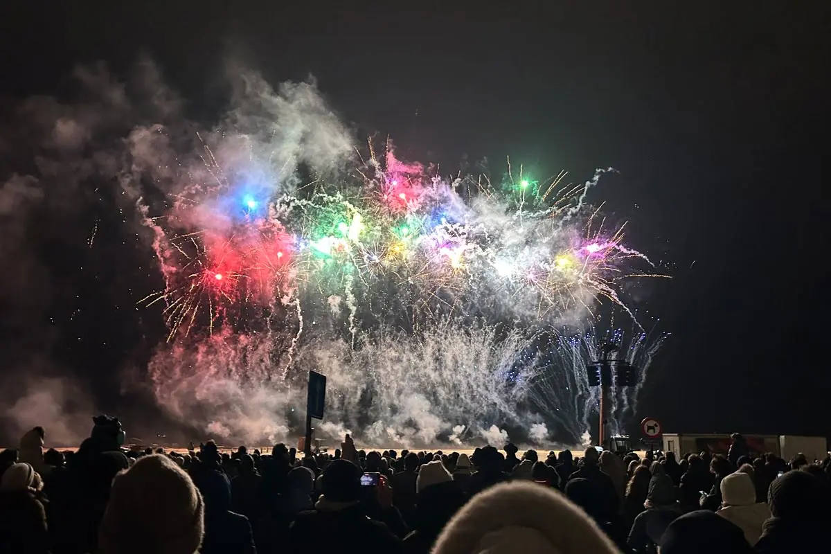 Eerste wintervuurwerk in Knokke-Heist is groot succes