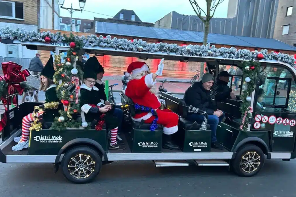 Kerstman in Knokke-Heist