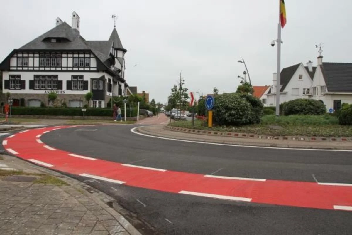 Maandenlange afsluiting rotonde Meerlaan in Knokke-Heist