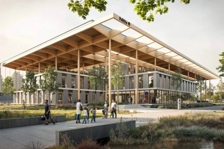 Ontwerp Politiehuis politiezone Damne / Knokke-Heist is klaar.