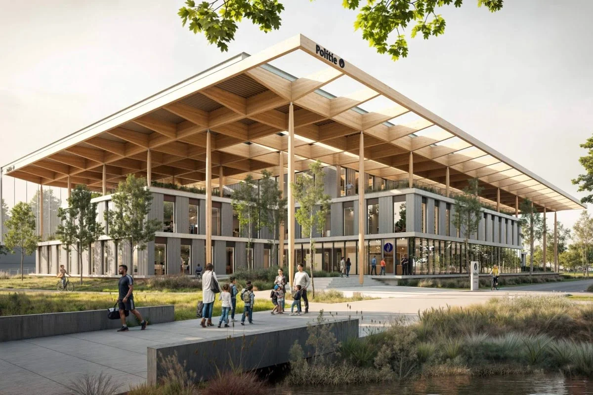 Ontwerp Politiehuis politiezone Damne / Knokke-Heist is klaar.